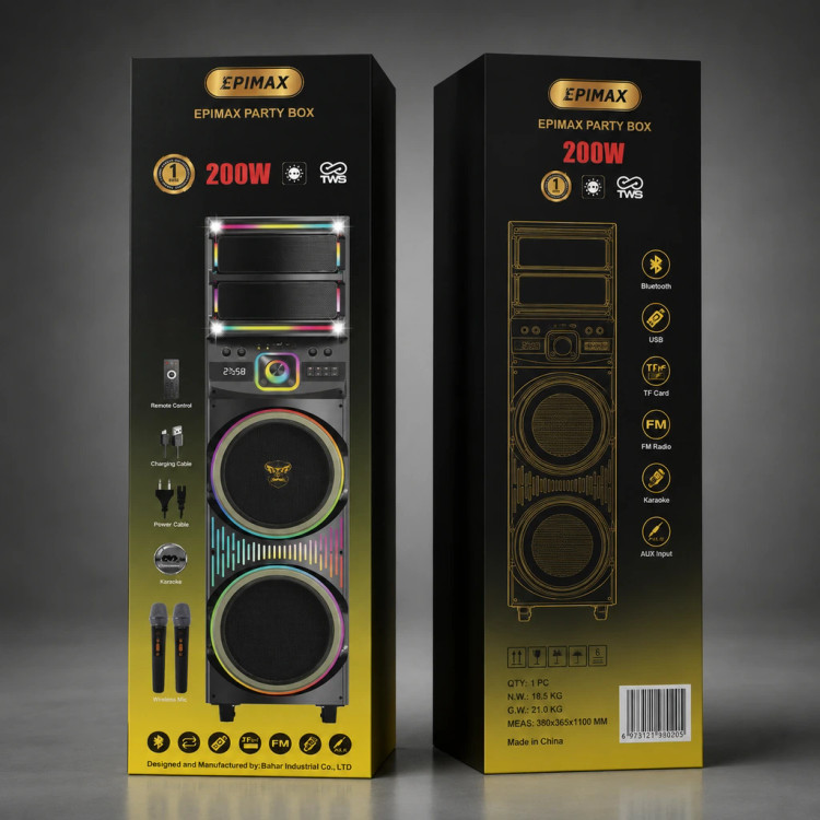 اسپیکر اپیمکس ES-194 Party Edition 200W