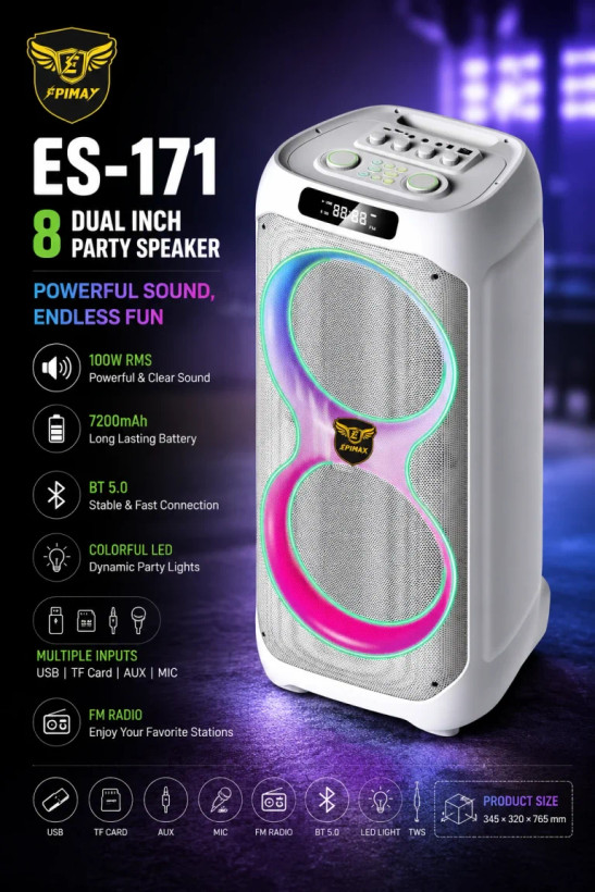 اسپیکر اپیمکس ES-171 Party Box 100W