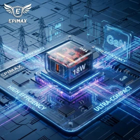 شارژر اپیمکس مدل EU-148 ظرفیت ۱۸ وات